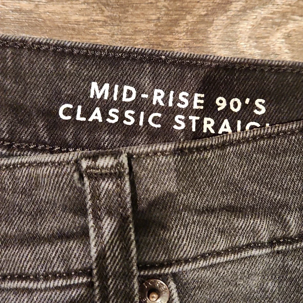 ❤️ J CREW 90s MID-RISE CLASSIC STRAIGHT JEANS, CHARCOAL WASH, 12 (31)